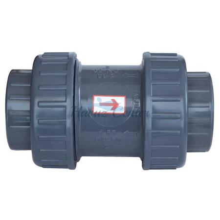 Gemaş PVC Yaylı Çekvalf Ø 50 mm - Şeffaf	131315PC