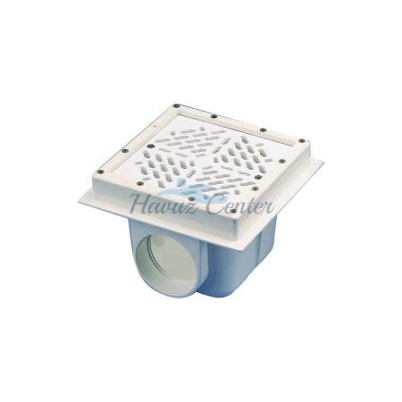 Kare Havuz Dip Süzgeci Ø 75 mm yapıştırmalı