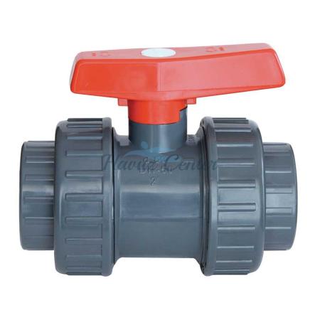 PVC Küresel Endüstriyel Vana - Dişli  1 1/2""	131125T