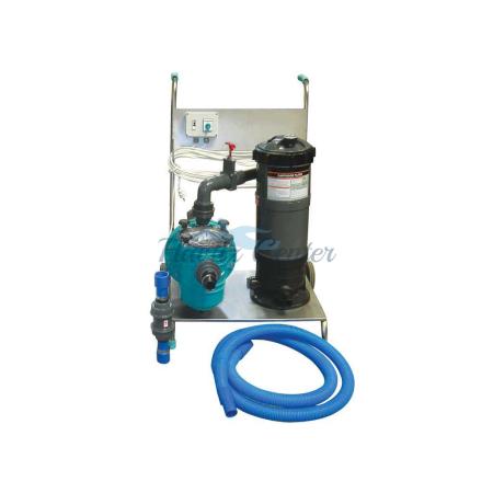 Portatif Vakum Süpürgesi - Kartuş Filtreli 11 m³/h kartuş filtre - 3/4 Hp pompa