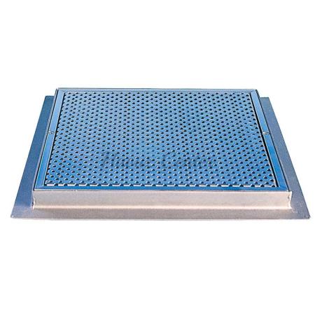 Dip Süzgeç Izgaraları - Paslanmaz Çelik - Kare 200 x 200 mm (dış)