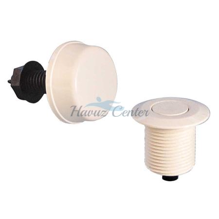 Herga Hava Butonu H=37,5 mm ABS beyaz kapak	